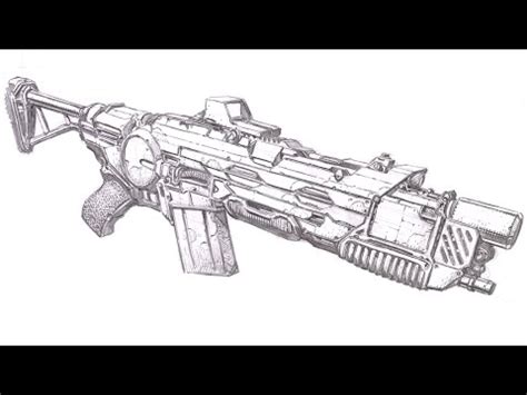 How To Draw Guns - YouTube