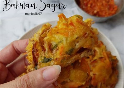 resep bakwan sayur crispy  lembut oleh monicalie cookpad