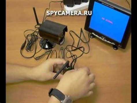 Беспроводной комплект видеокамера + регистратор - YouTube