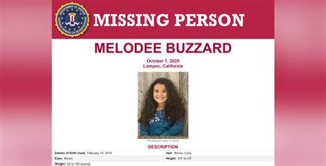 Newly released photos show 9-year-old Melodee Buzzard right before she