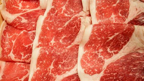 fresh raw beef slices meat  japanese food shabu shabu  yakiniku