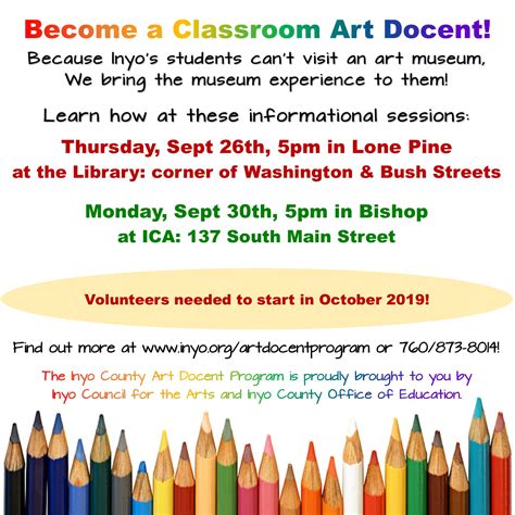 Art Docent Informational Session – Inyo Council for the Arts