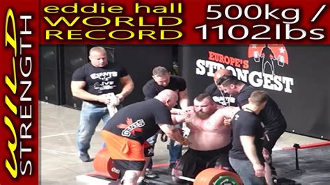 Eddie Hall Deadlift 500kg World Record & Aftermath!! - Short Version ...