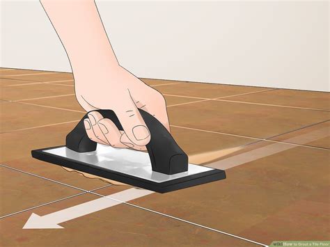 how to install grout on floor tile