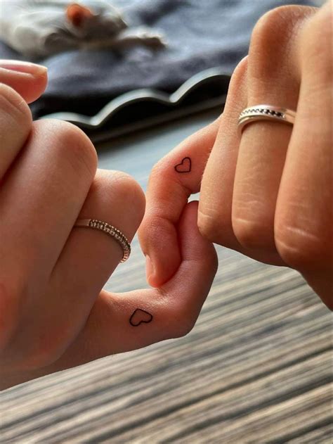 matching  friend tattoos  boy  girl  small friendship