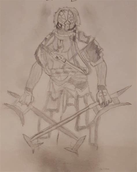 Kabal drawing done by me. : MortalKombat