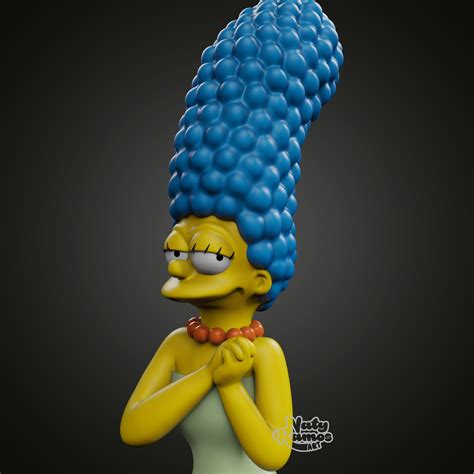 STL file MARGE SIMPSON 👾・3D printing idea to download・Cults
