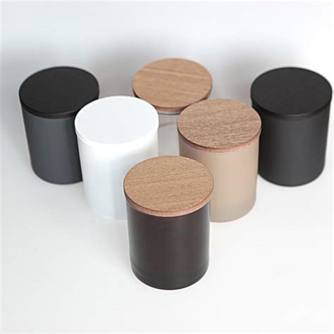 black wooden lid eco candle project