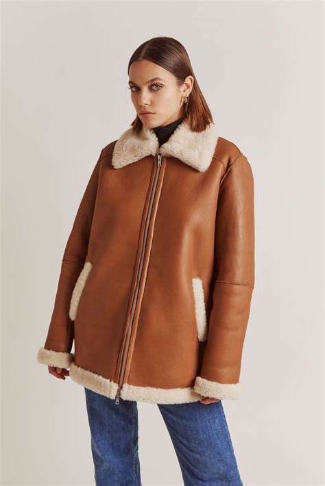 women shearling jackets 8
