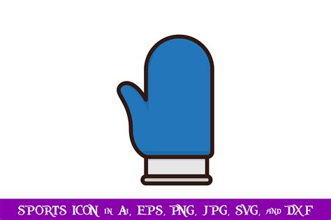 Gloves Ice Skating Sport Icon Graphic by purplespoonpiratesCreative