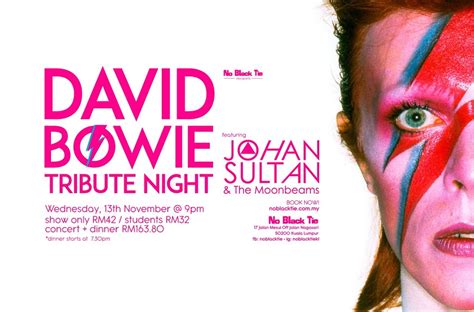 Tribute to David Bowie - 6 & 13 November