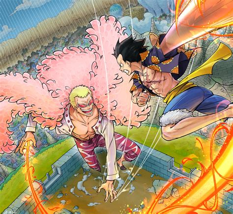 Luffy Vs Doflamingo by Fliplb on DeviantArt