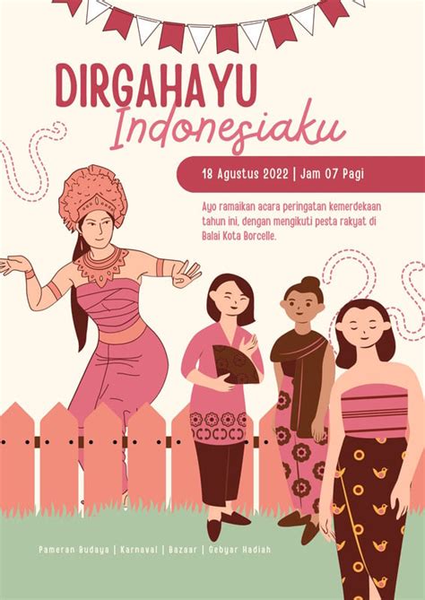 halaman  contoh poster festival keren  acara  canva