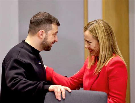 Джорджа Мелони е на посещение в Киев