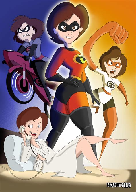 Elastigirl: Too Flexible to be Human by BreakoutForever on DeviantArt