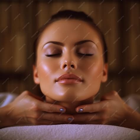 Premium AI Image | massage girl in spa center
