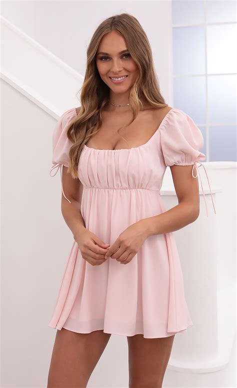 Cotton Pink Baby Doll Dress at Christina White blog