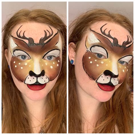 paint reindeer face