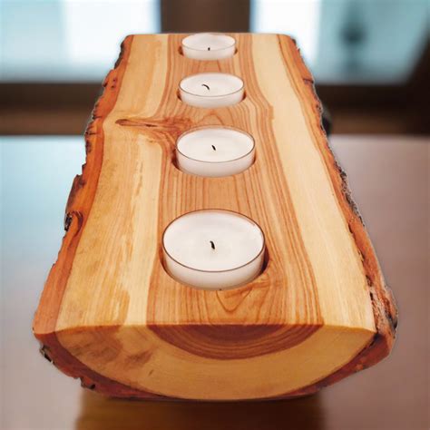 Wood Candle Holders | Tealight Wood Candle Holder | ManMadeWoods ...