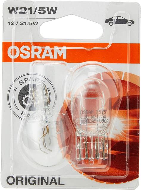 Amazon.com: Osram 7515-02B Original Equipment W21/5W bulbs in a twin ...