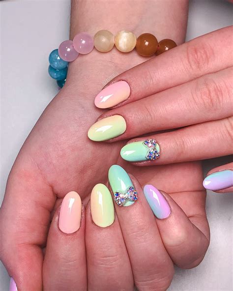 Pastel Rainbow Nails: 30 Dreamy Designs You Need To Try - Nail Designs ...