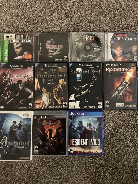 My Resident Evil collection so far! : r/gamecollecting