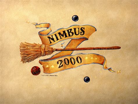 Harry Potter Nimbus 2000 Drawing