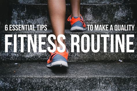 essential tips    quality fitness routine coury buehler