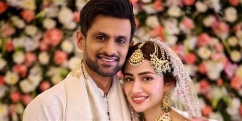 Shoaib Malik Ties Knot With Pakistani Actress Sana Javed, Sparks ...