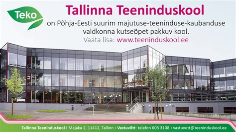 Tallinna Teeninduskool - TEKO - YouTube