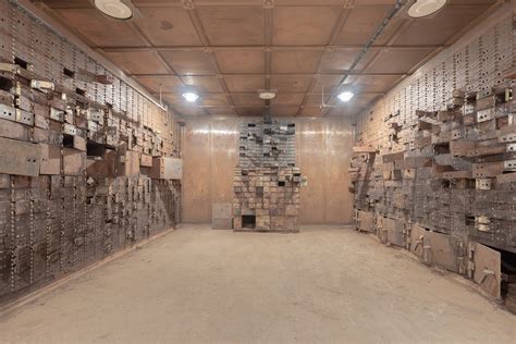 Exploring Abandoned Bank With Huge Vault And Safe Deposit Room
