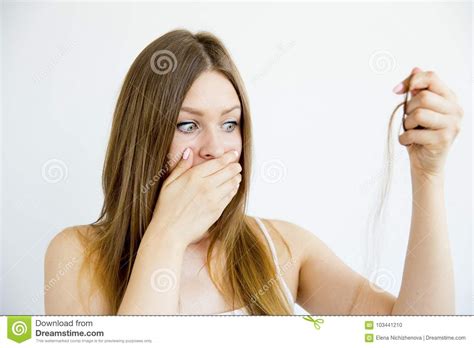 girl  bad hair stock photo image  long girl