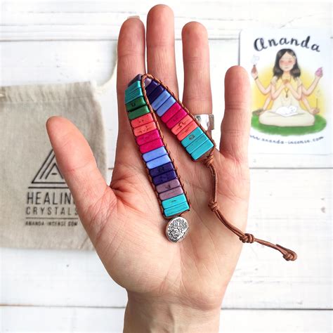 Браслет «7 ЧАКР» (полістоун) – Ananda Incense