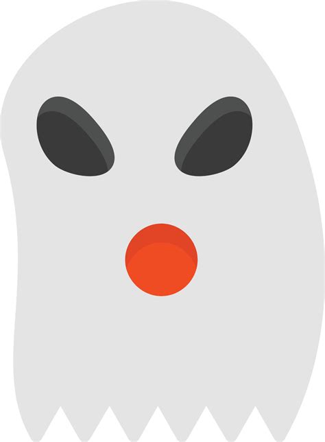 ghost flat icon  vector art  vecteezy