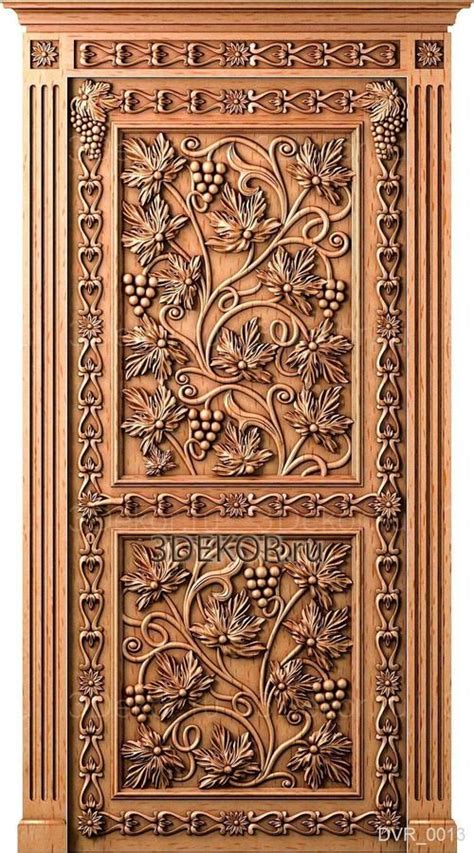 Южный виноградник | Wood doors, Door design wood, Carved doors