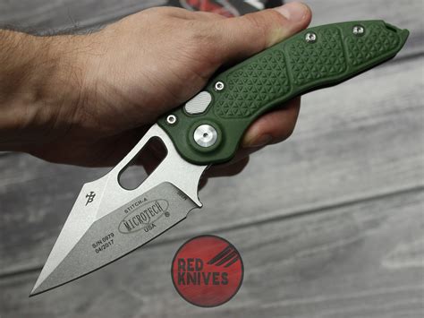 Реплика ножа Microtech Stitch Green Нейлон 169-10GRSW