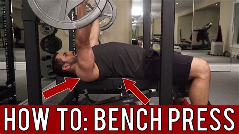 How to: Barbell Bench Press – Proper Form Tutorial - YouTube