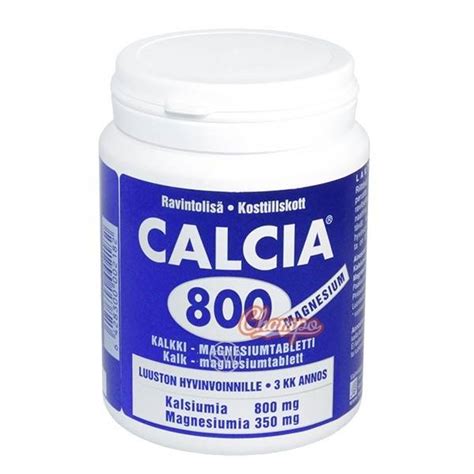 Витамины Calcia 800 Magnesium 180 табл из Финляндии купить в интернет ...