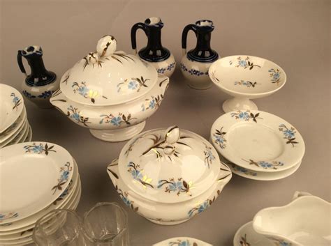 Dînette En Porcelaine de Paris Milieu Du XIXème Siècle - Jouets anciens