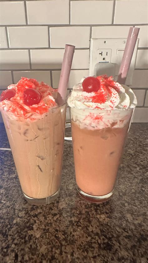 Tipfineass🔵 | Very Berry Rasberry iced coffee w @mgbarrycomedy 🍓🫐🍓🫐