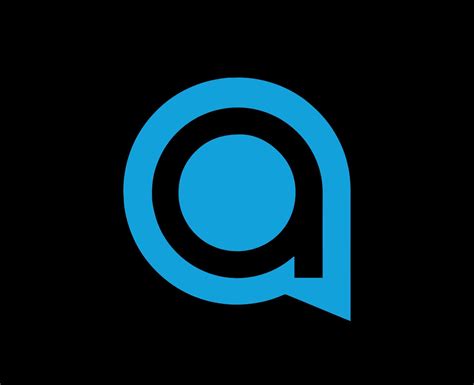 Alcatel Logo Brand Phone Mobile Symbol Blue Design Vector Illustration ...