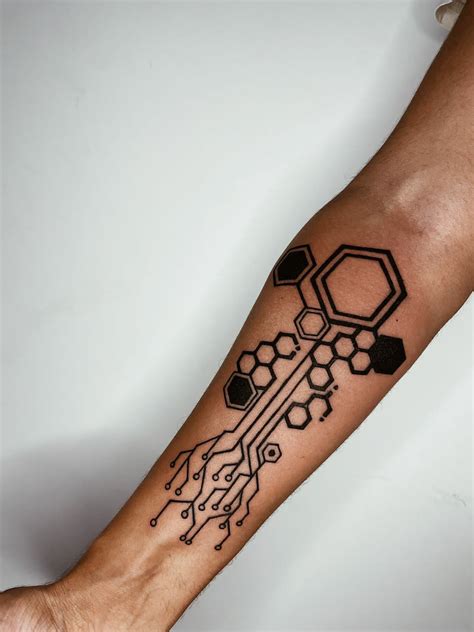 hexagon tattoo 1