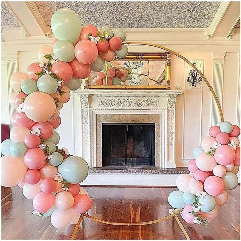 amazoncom miskyn circle balloon arch frame ft large  arch