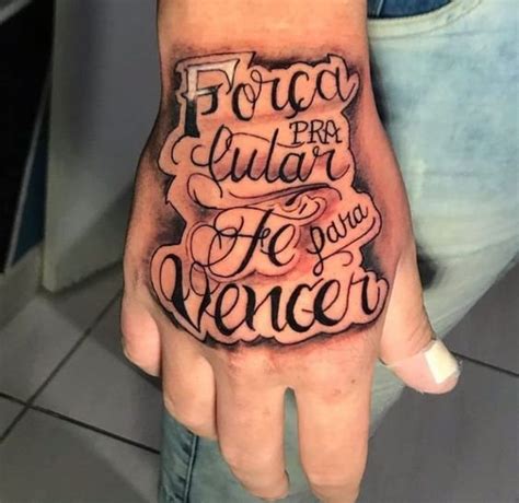 Tatuagens Na Mão Masculina Frases