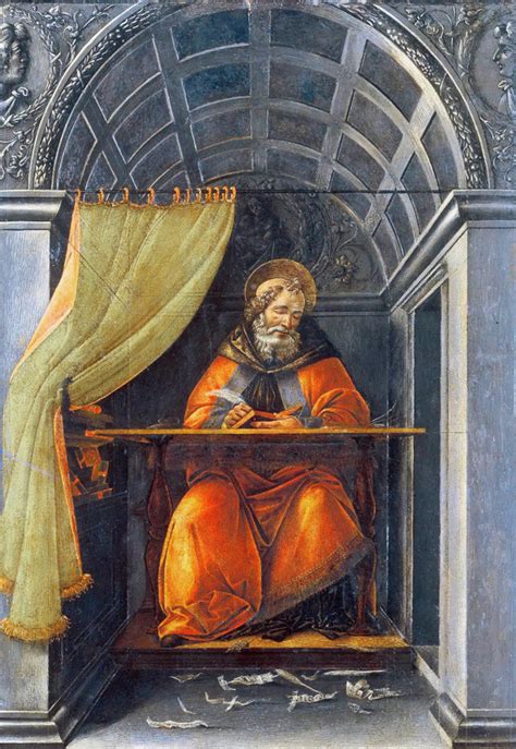 Св. Августин в келье. Сандро Ботичелли / sandrobotticelli.ru