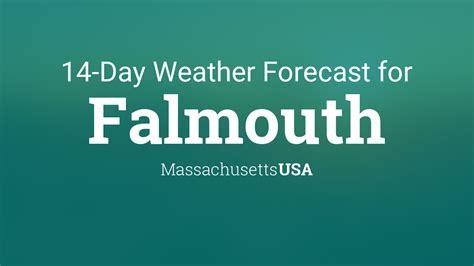 Falmouth, Massachusetts, USA 14 day weather forecast