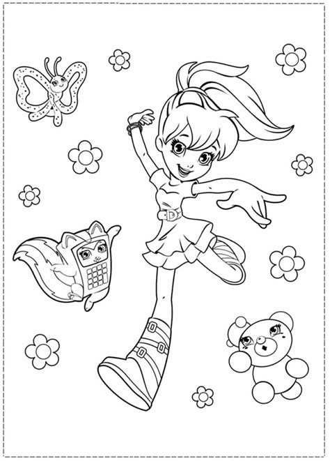 30+ Desenhos da Polly Pocket para imprimir e colorir - Dicas Práticas