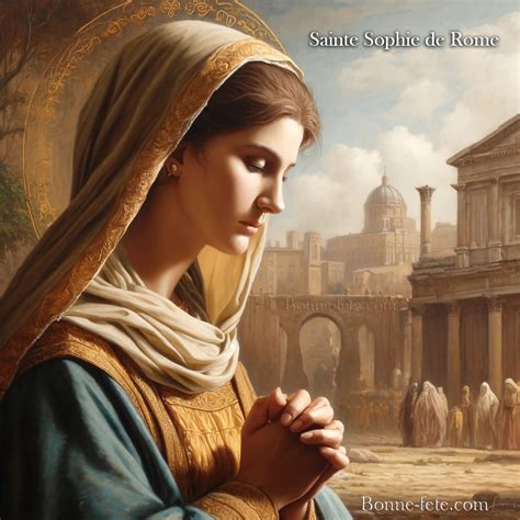 Sainte Sophie, Bonne fête à toutes les Sophie ! - Bonne fête