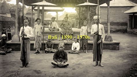 BALI TEMPO DULU TH 1890 - 1970s - Bali Punya Cerita - YouTube
