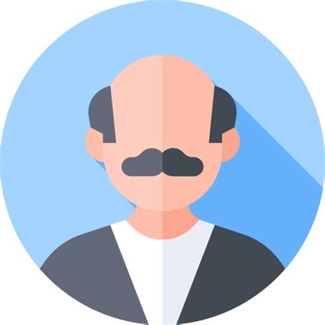 Дедушка иконка Flat Circular Flat